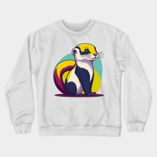 Cute Ferret Crewneck Sweatshirt